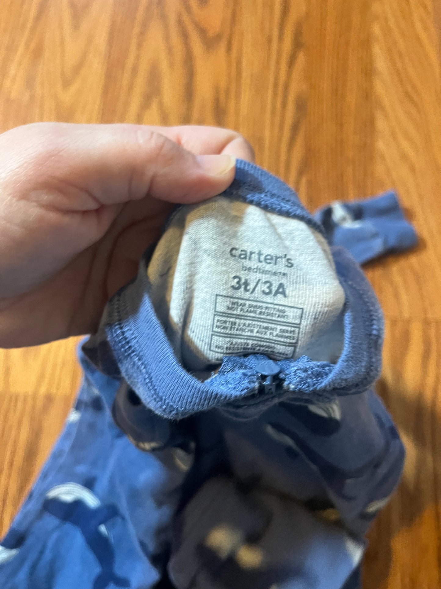 3t Carters footless sleeper