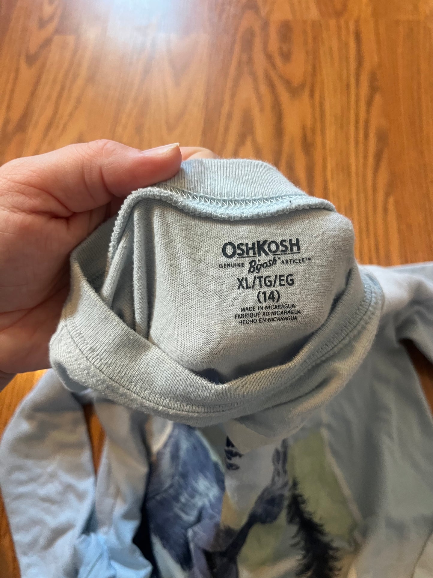 Oshkosh size 14 long sleeve top