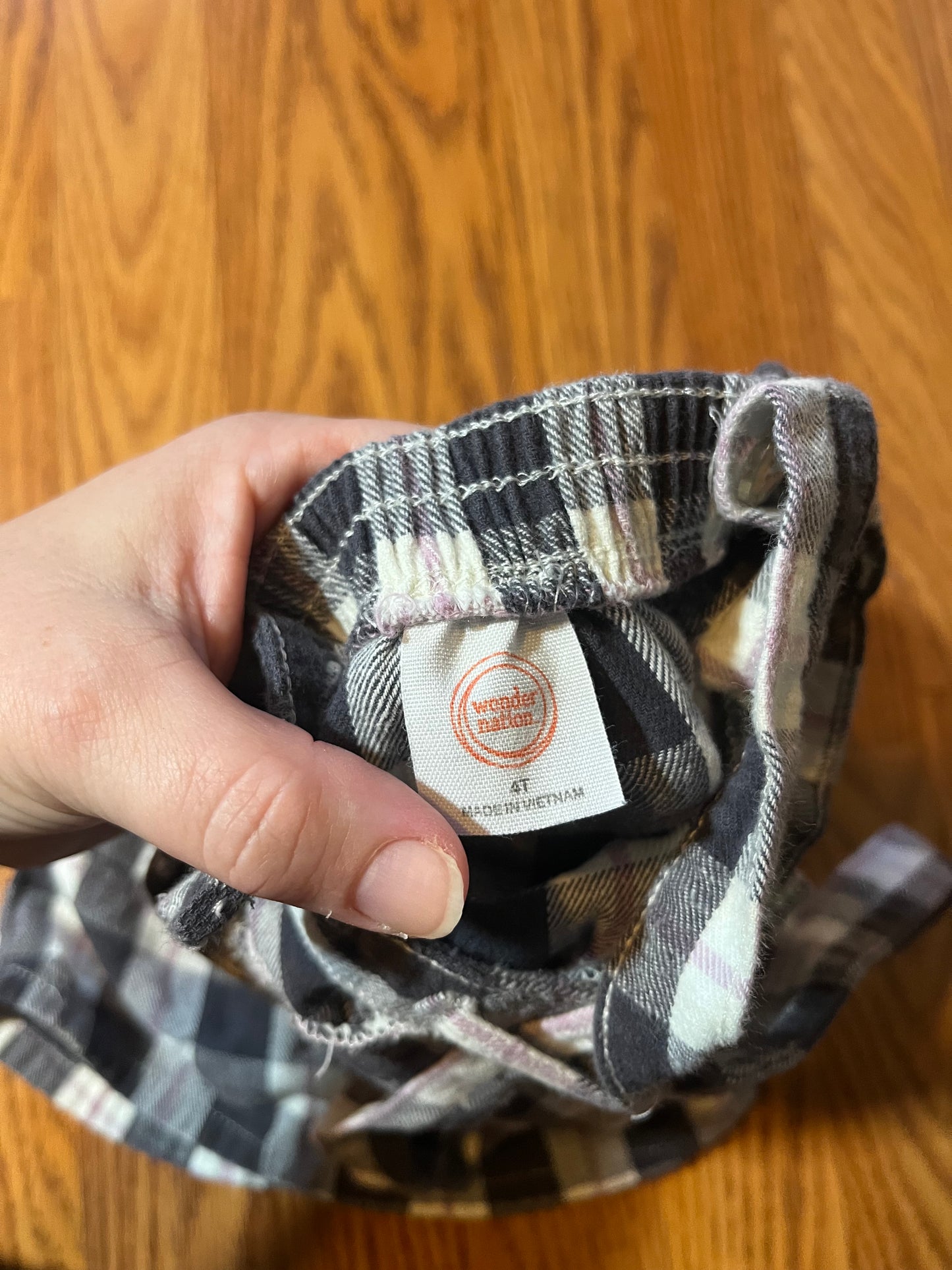 4t Wonder nation girls plaid skirt