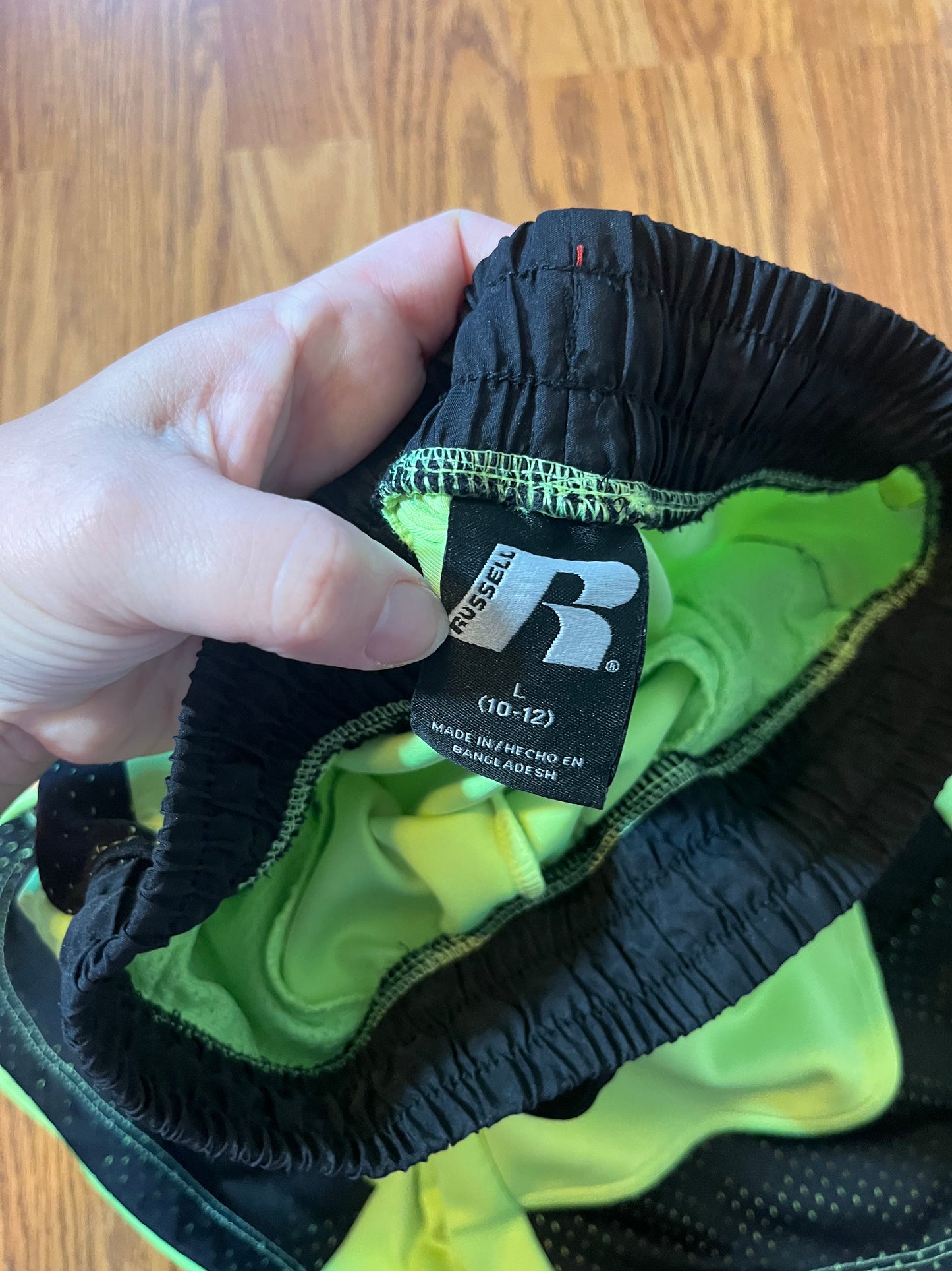 Russell athletic shorts size 10/12