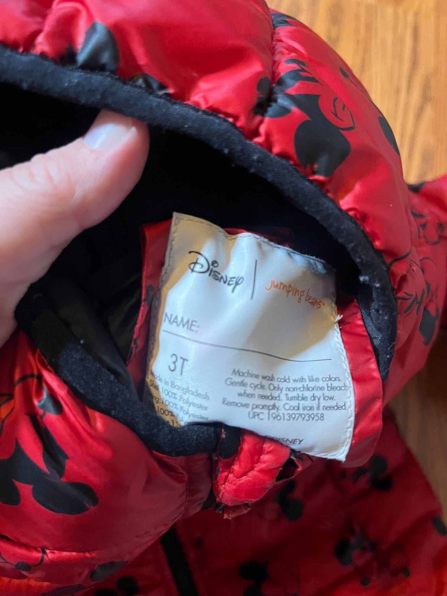 3t Jumping Bean Disney Jacket/coat good weight for car seat