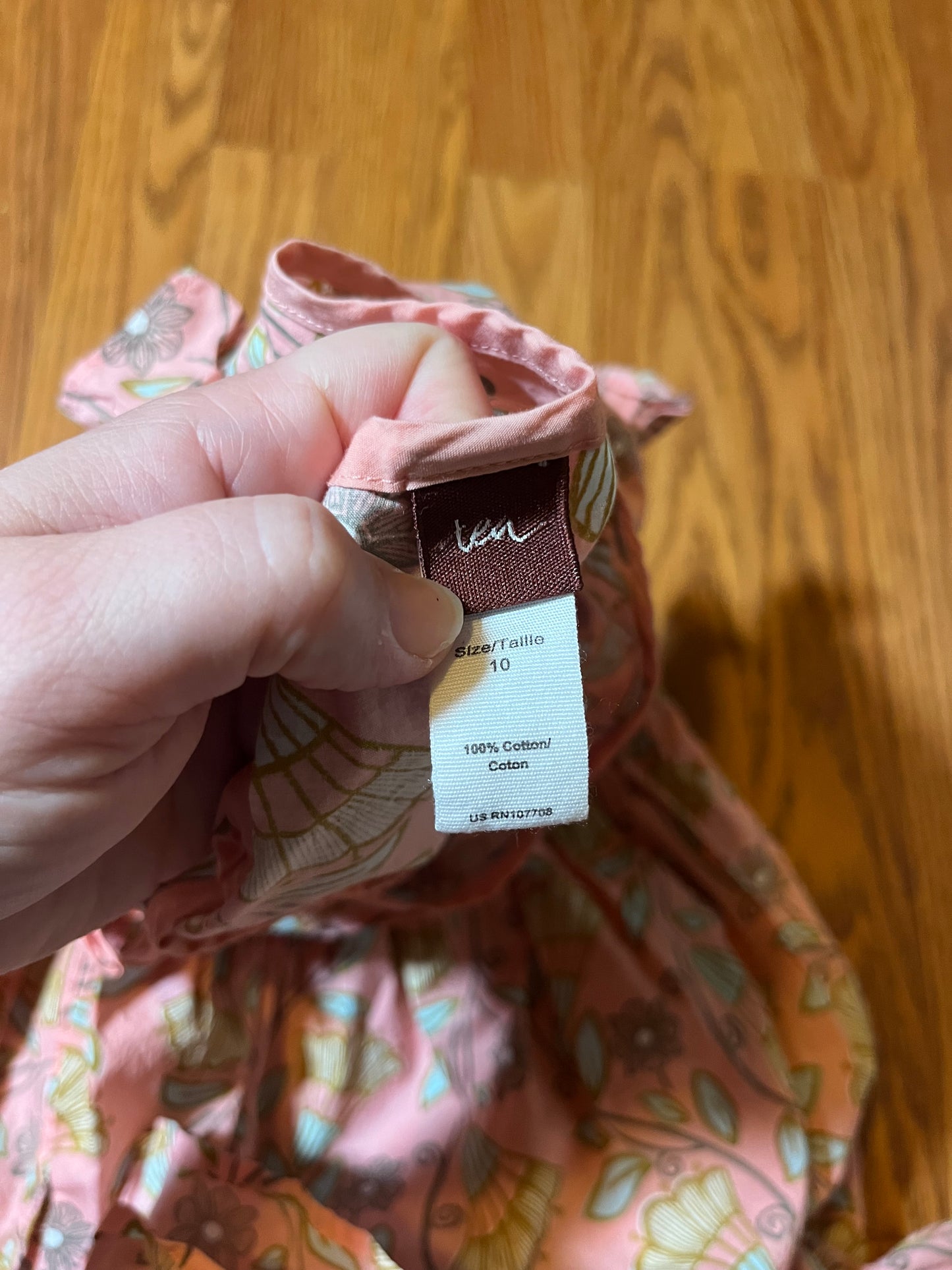 Tea Collection wrap Dress girls size 10