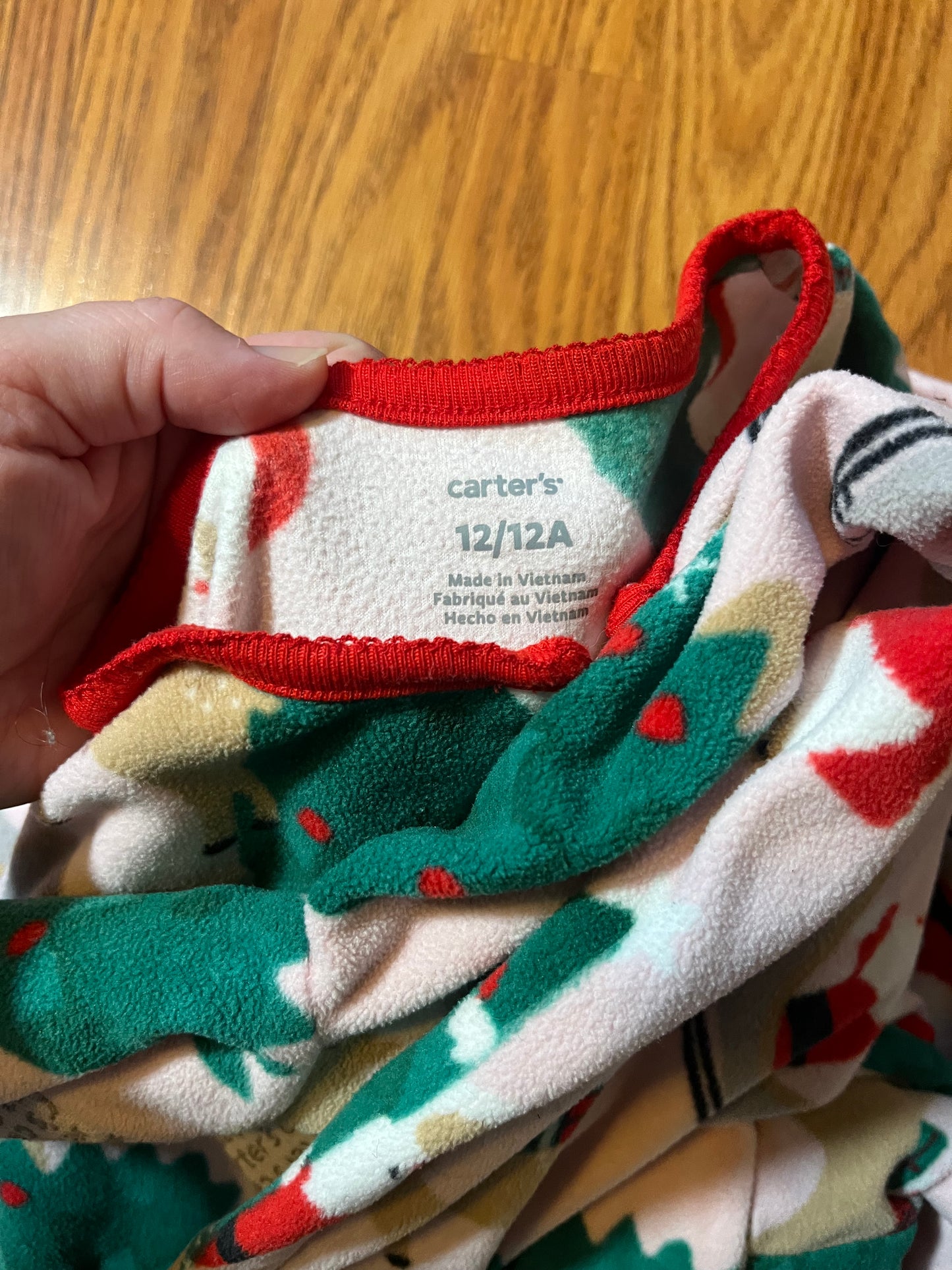 Girls size 12 Christmas sleeper like new