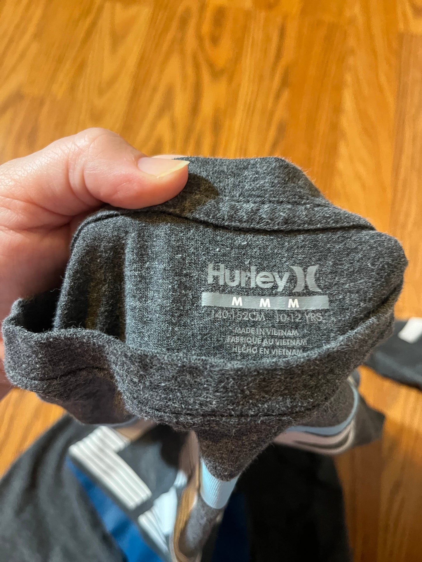 Hurley boys long sleeve top size 10/12