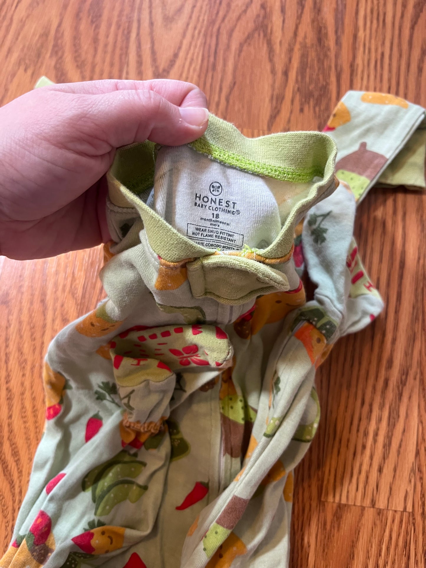 18 Months Honest Company taco sleeper