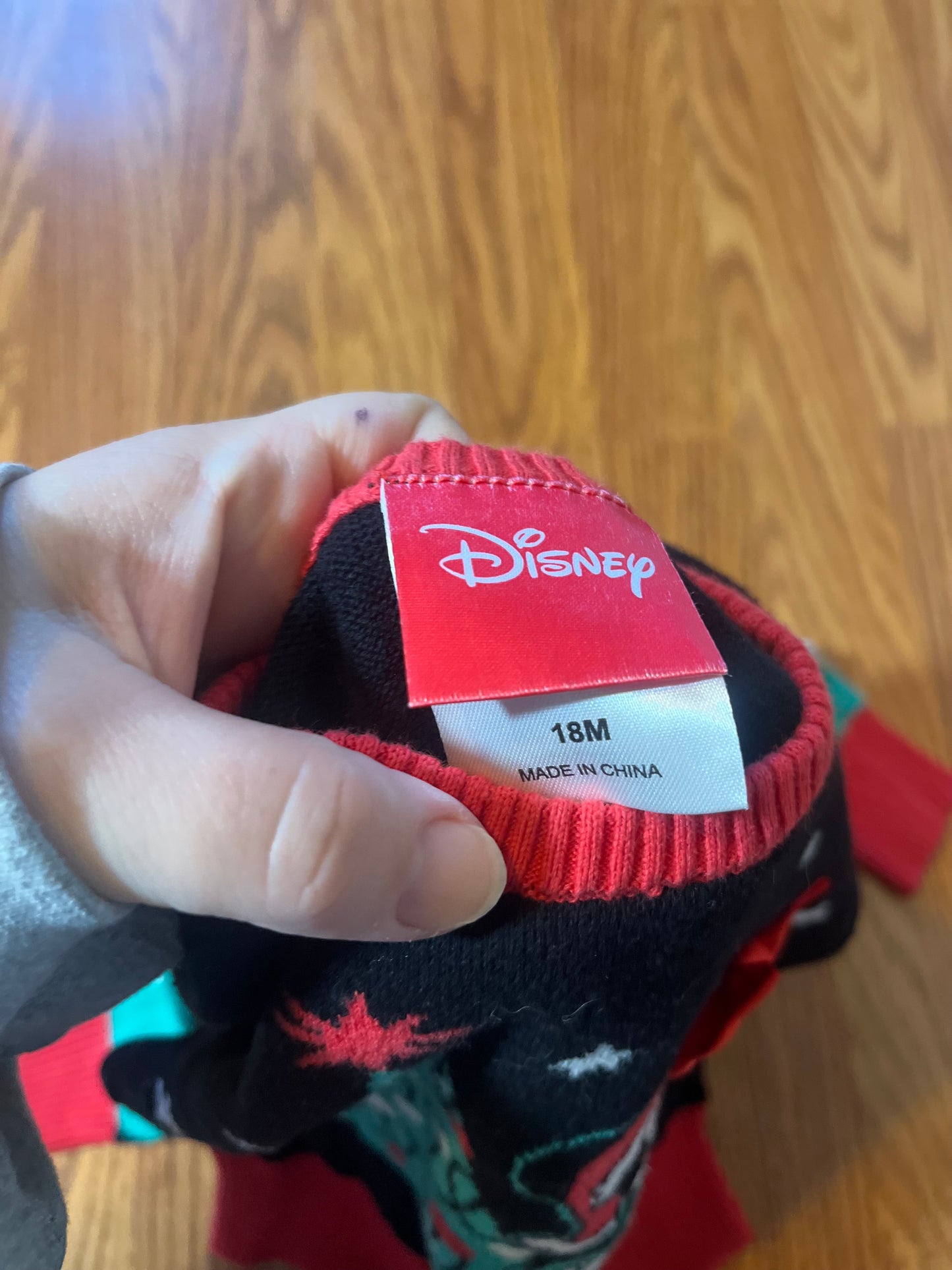 18 months Minnie Mouse Christmas sweater