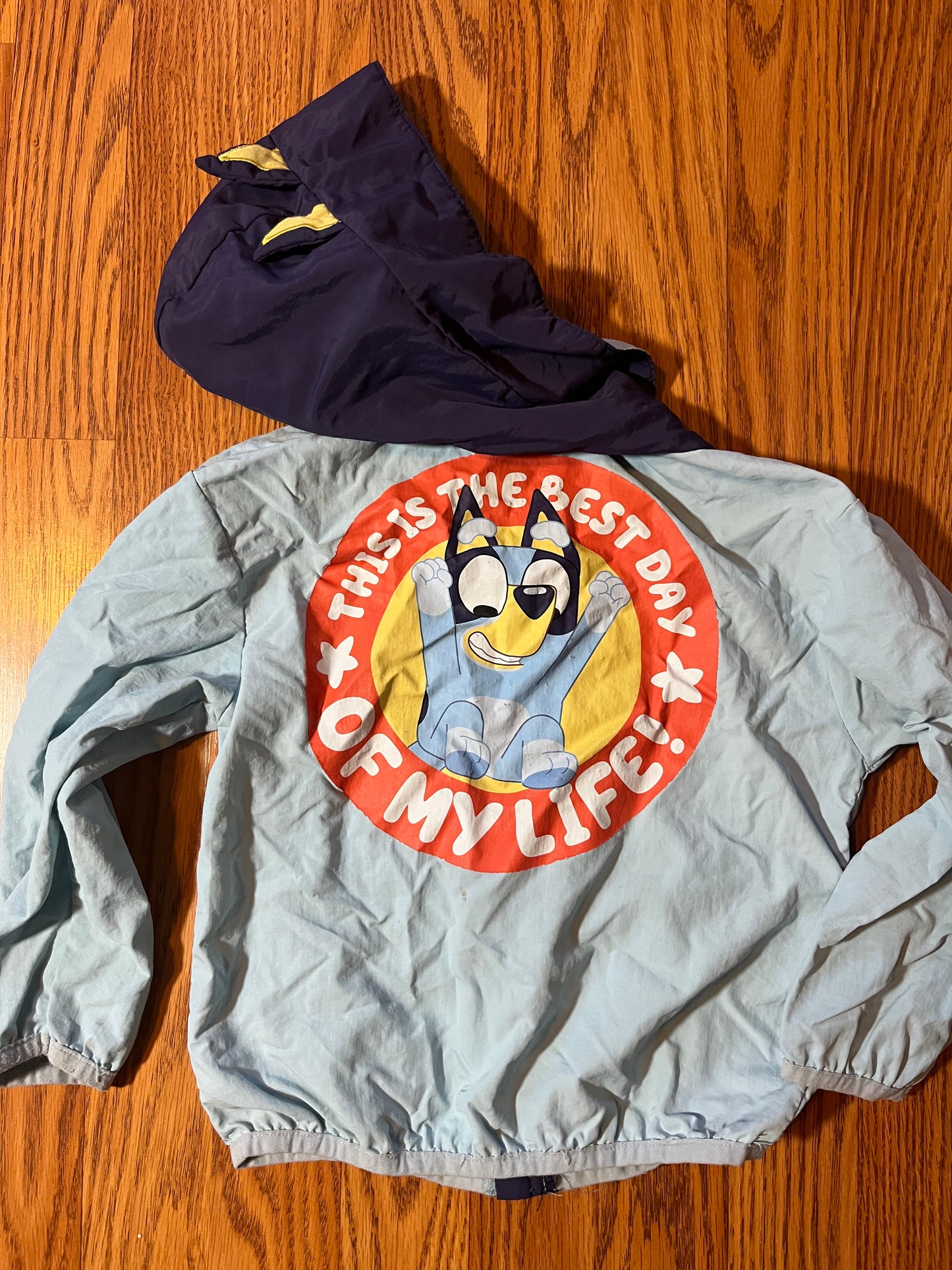 4t Bluey windbreaker jacket (some normal wear)