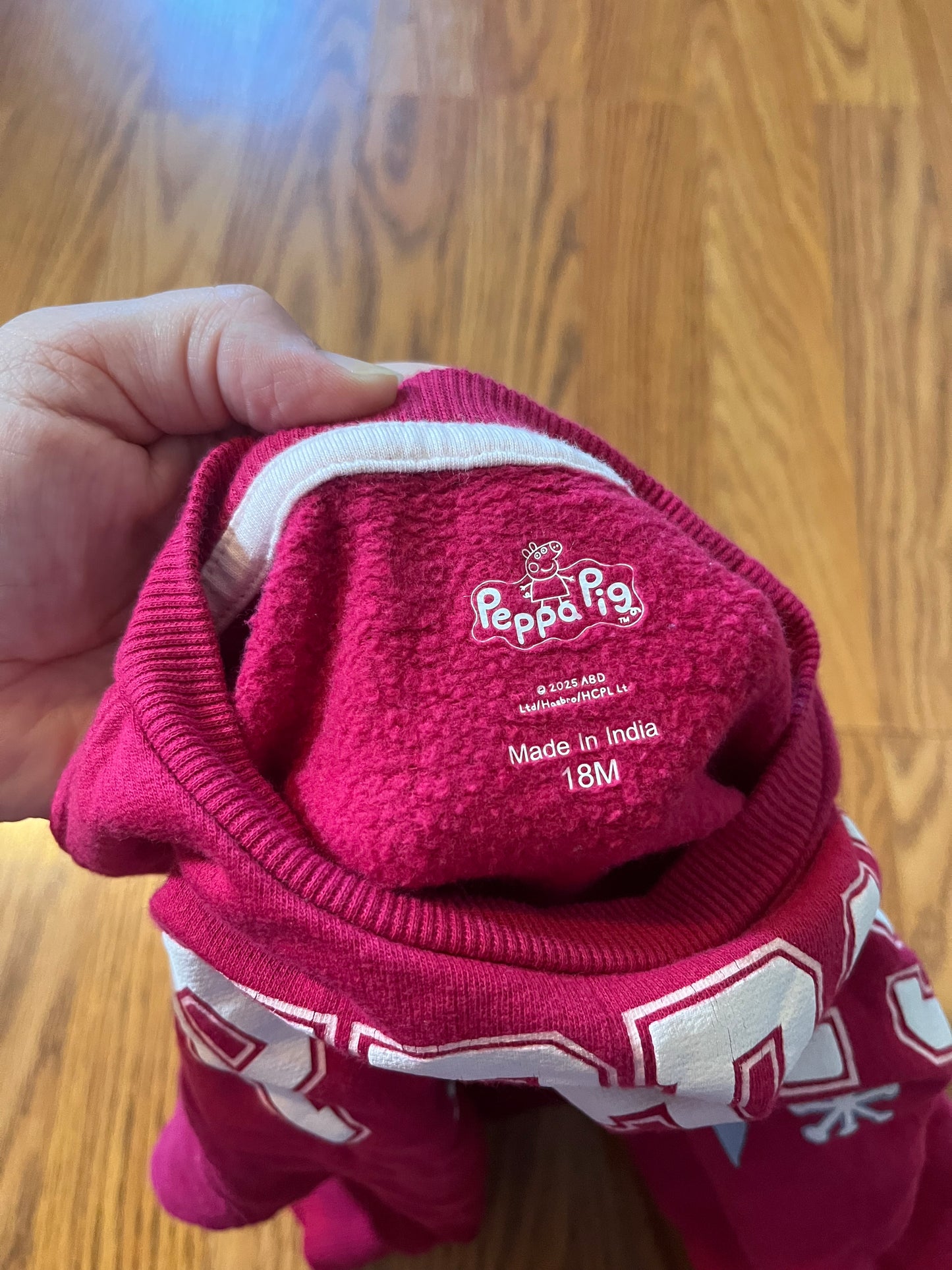 18 months Peppa Pig sweatshirt