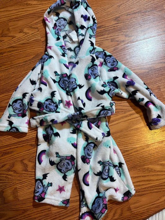 Girls size 4 Disney Vampirina robe