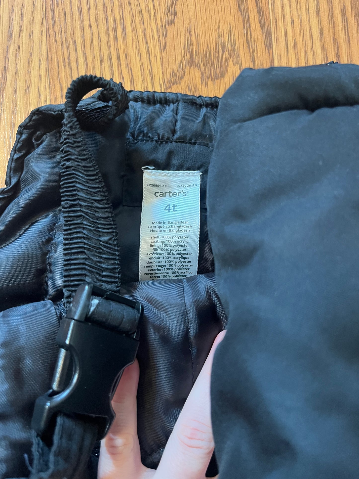 4t Carters Snowpants bib overalls