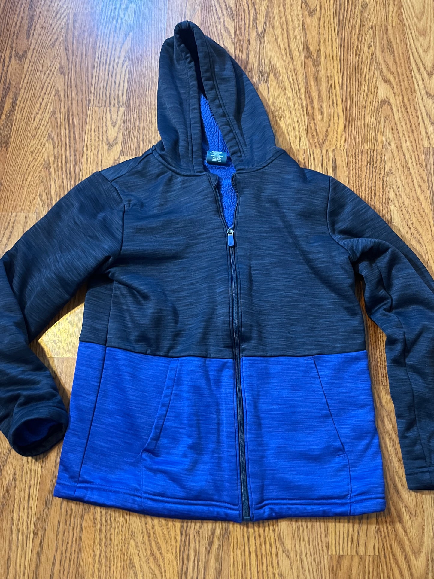Tek Gear full zip fleece lined jacket size 10/12