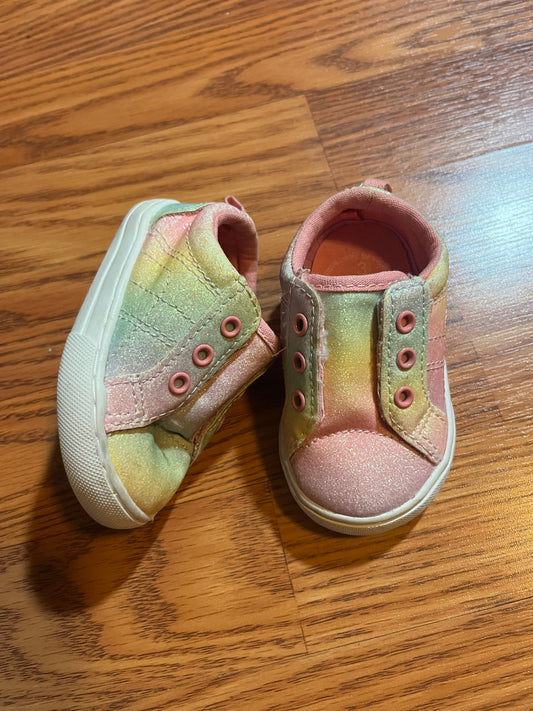 Infant size 3 slip on Wonder nation shoes