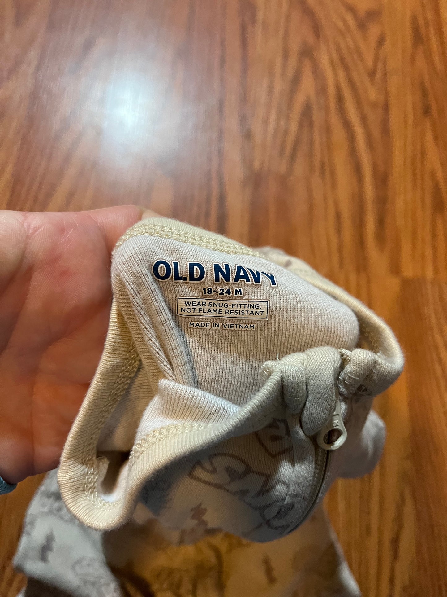 18-24 months Old Navy romper sleeper short