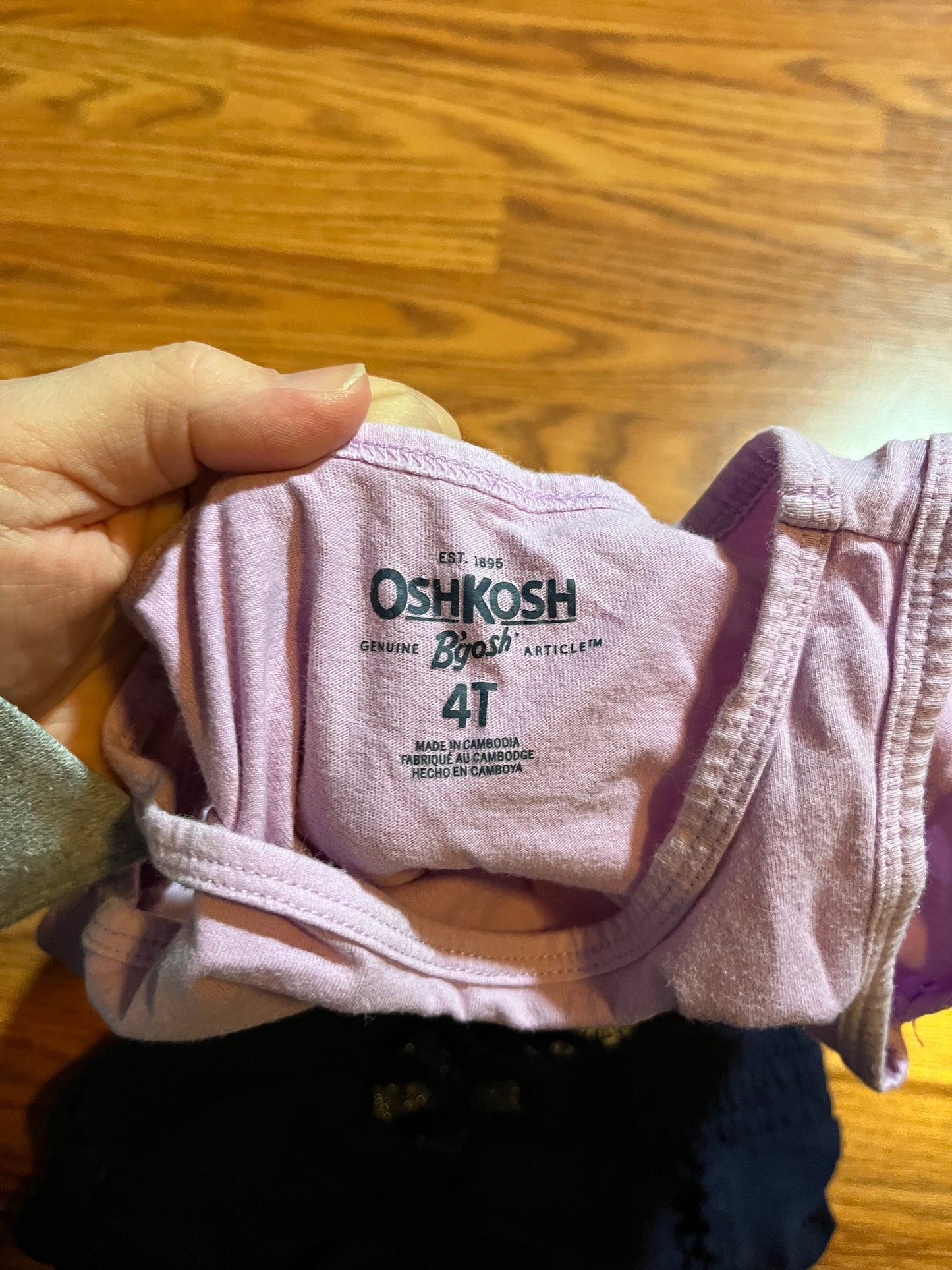 4t Oshkosh top / 4t jumping bean shorts