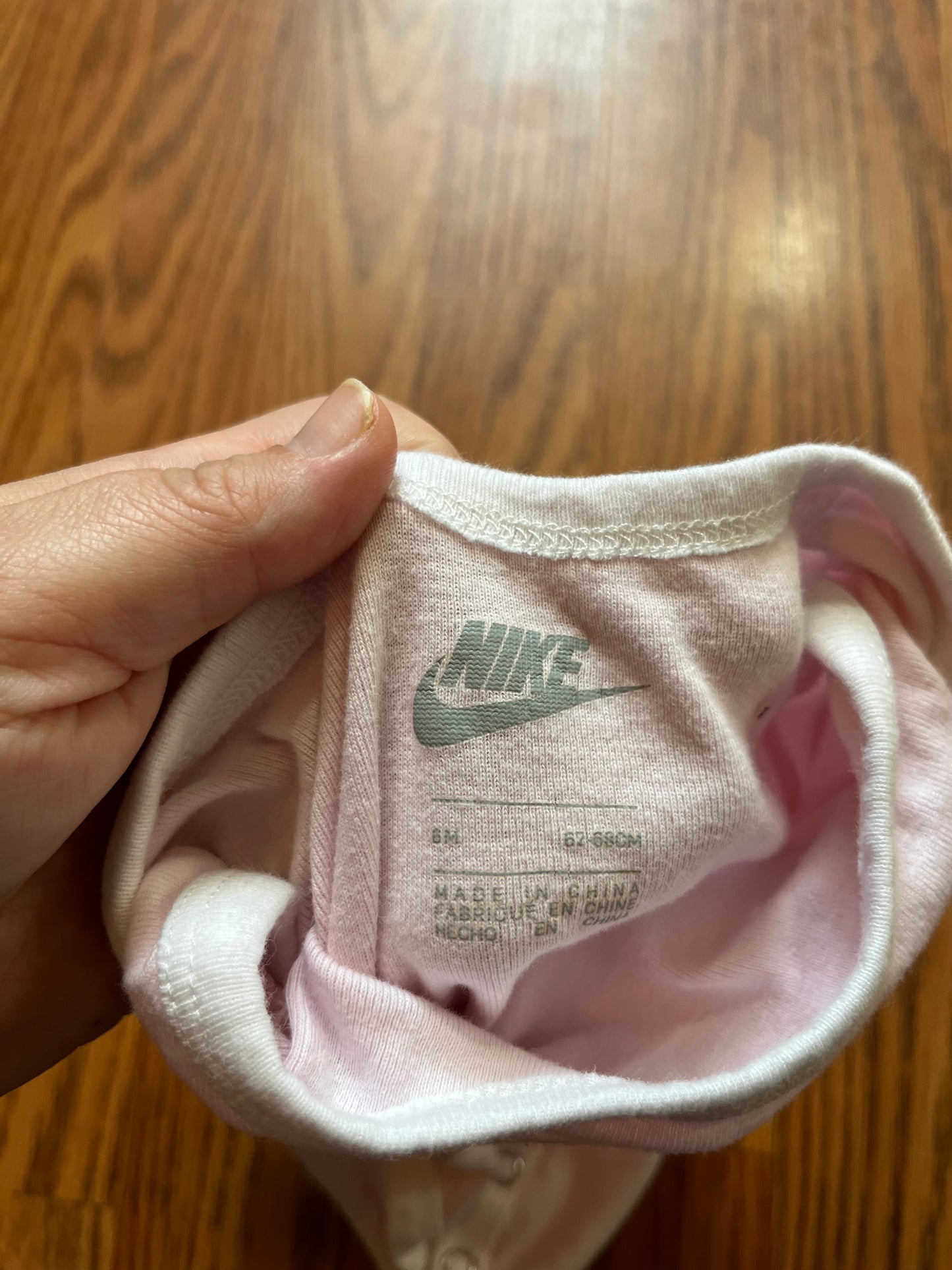 6 months Nike onesie