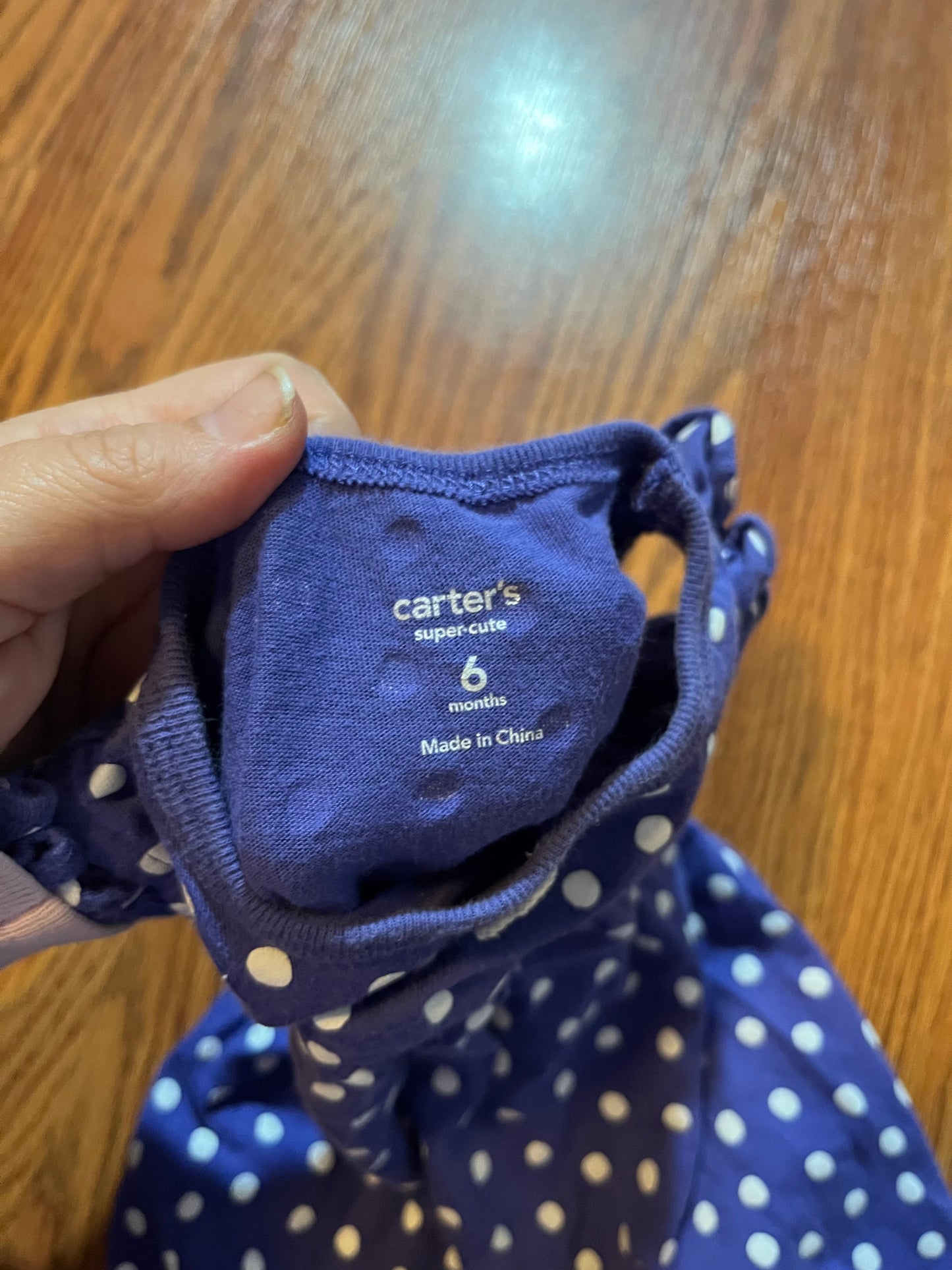 6 months carters romper