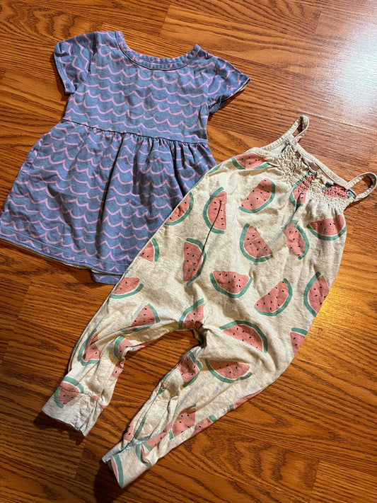 18 Months wonder Nation dress/ carters romper