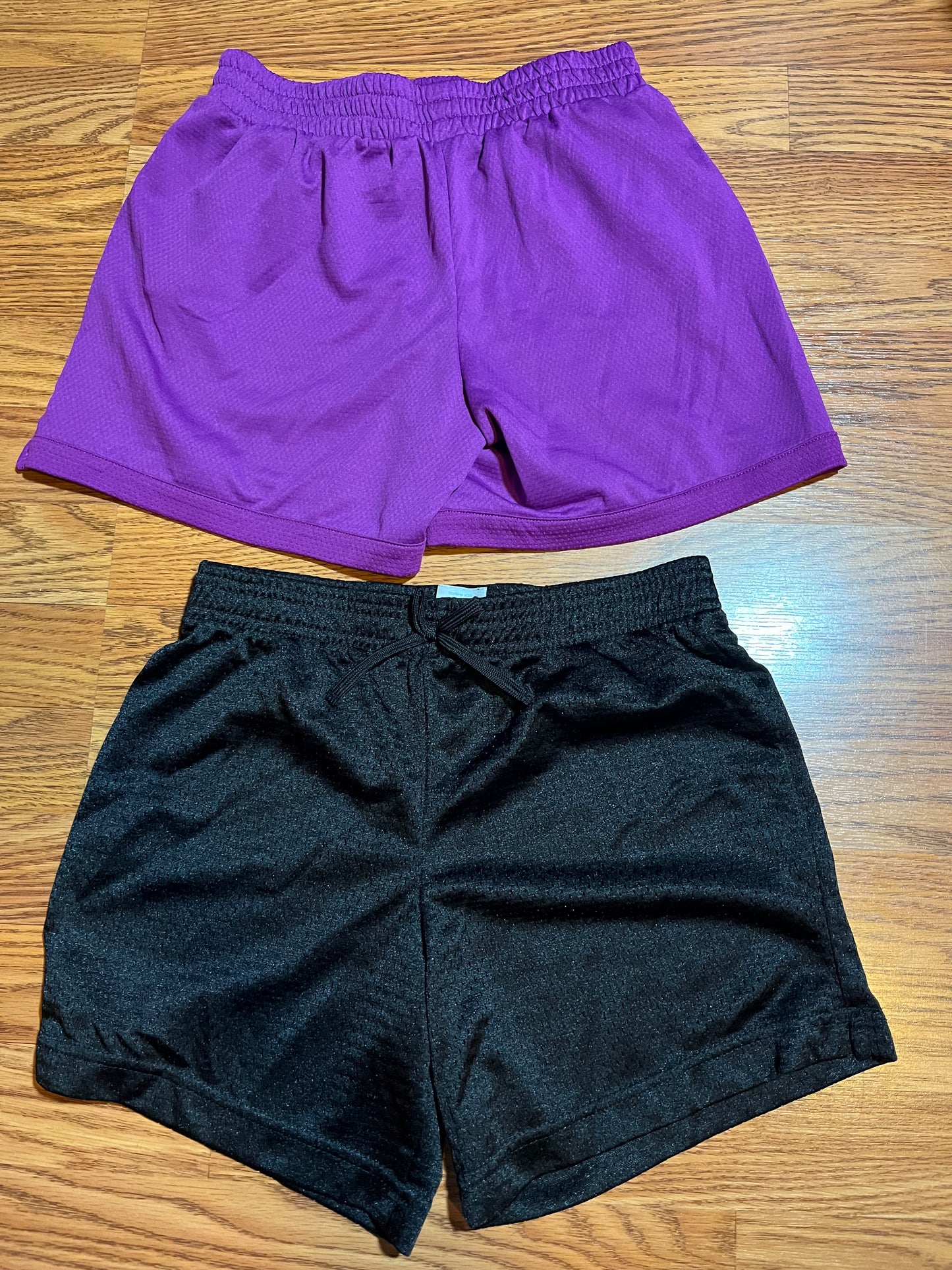 10/12 girls athletic gym shorts