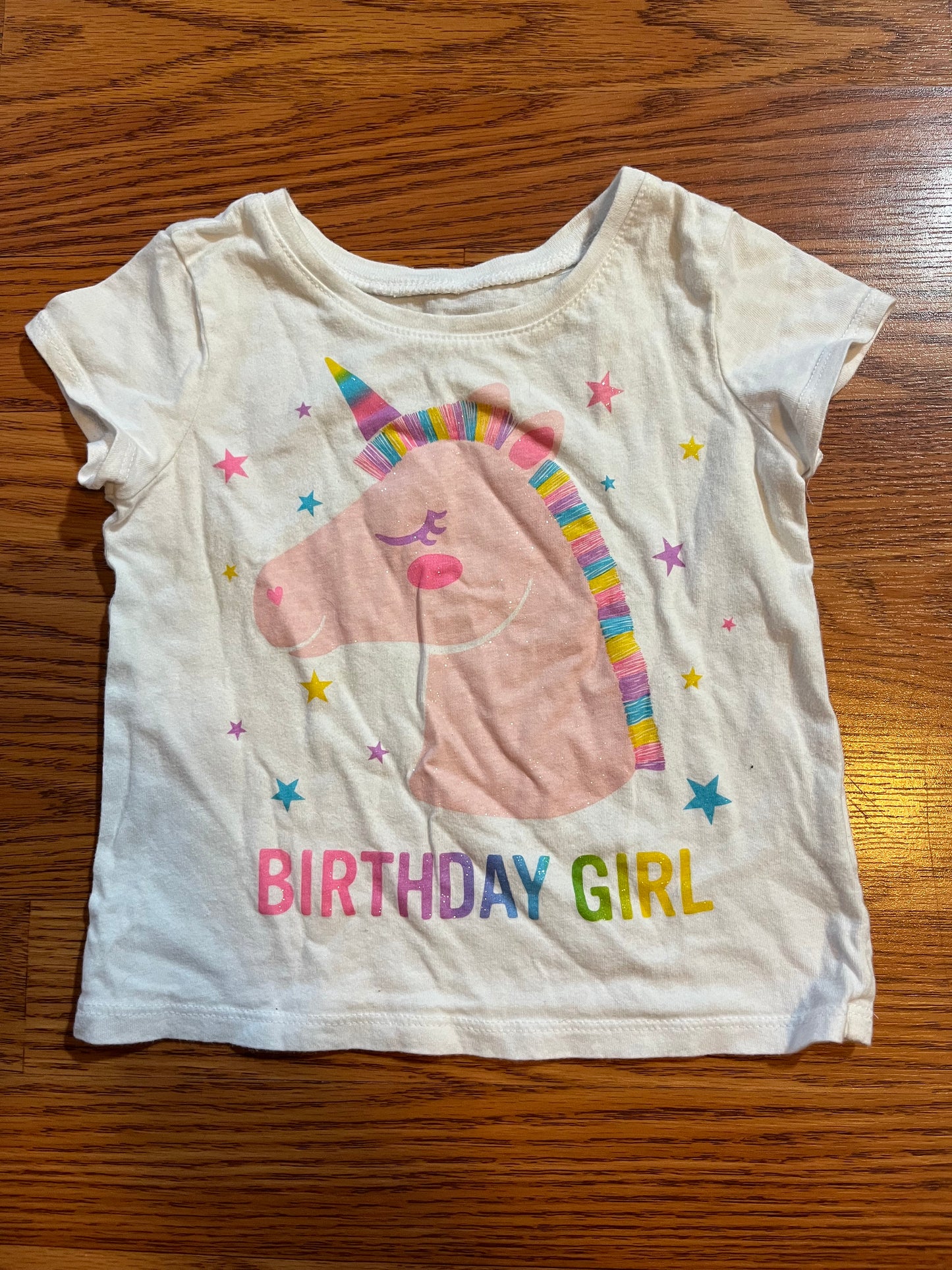 2t childrens place tshirt (birthday girl)