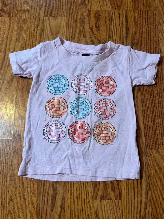 2t Disco ball tshirt girls
