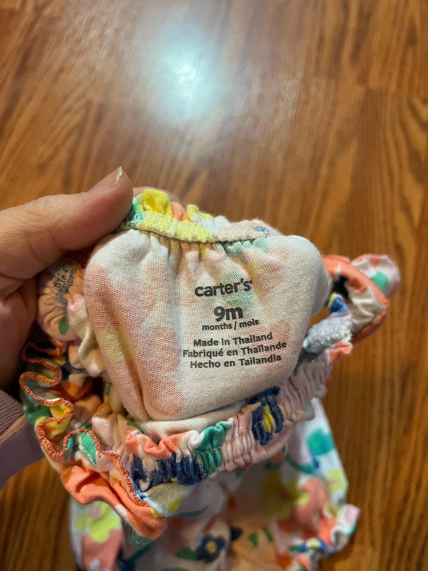 9 months carters bubble romper