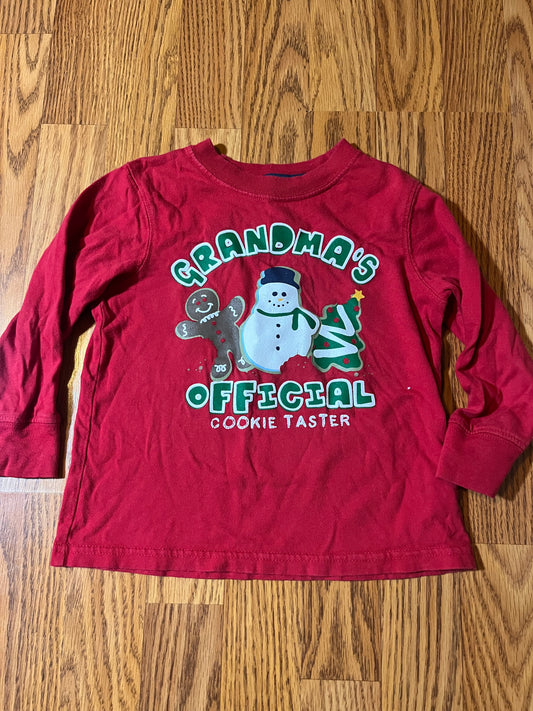 3t Jumping bean holiday long sleeve top