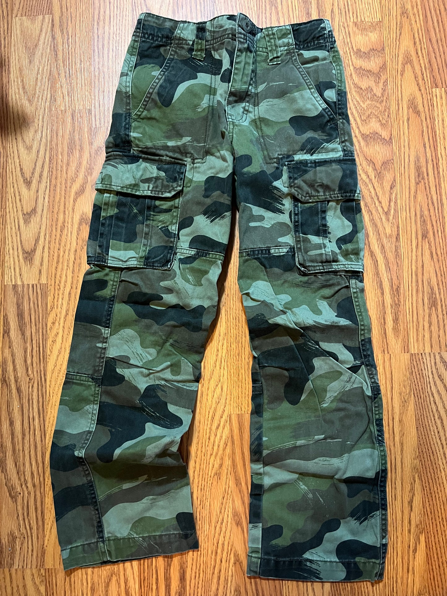 Cherokee boys size 8 cargo camo pants (adjustable waist)