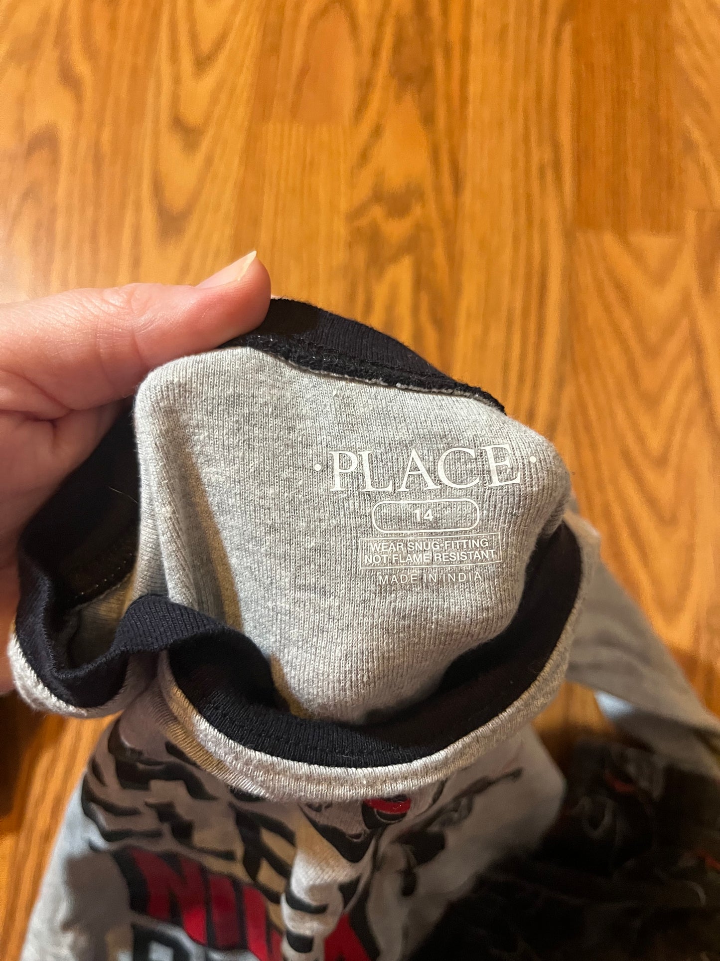 Childrens place size 14 snug fit pj set