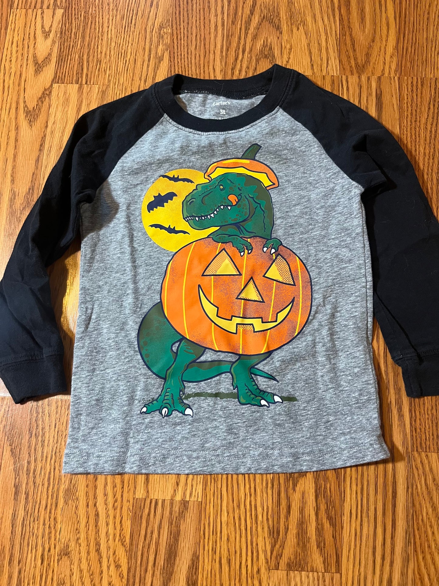 3t Carters Dino Halloween top
