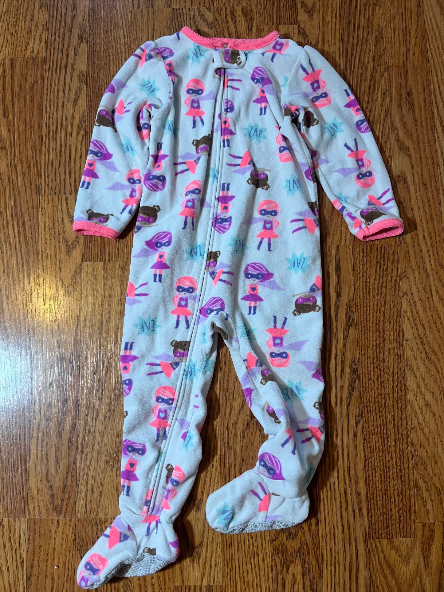 24 months Carters fleece superhero sleeper