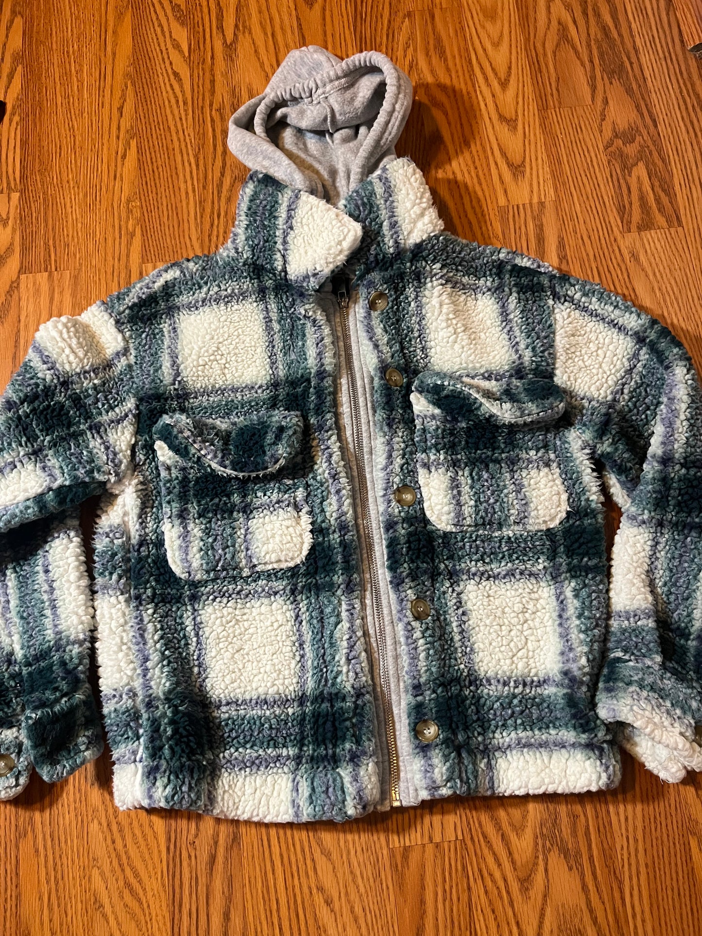 Jr no boundaries full zip jacket size XXS oversized