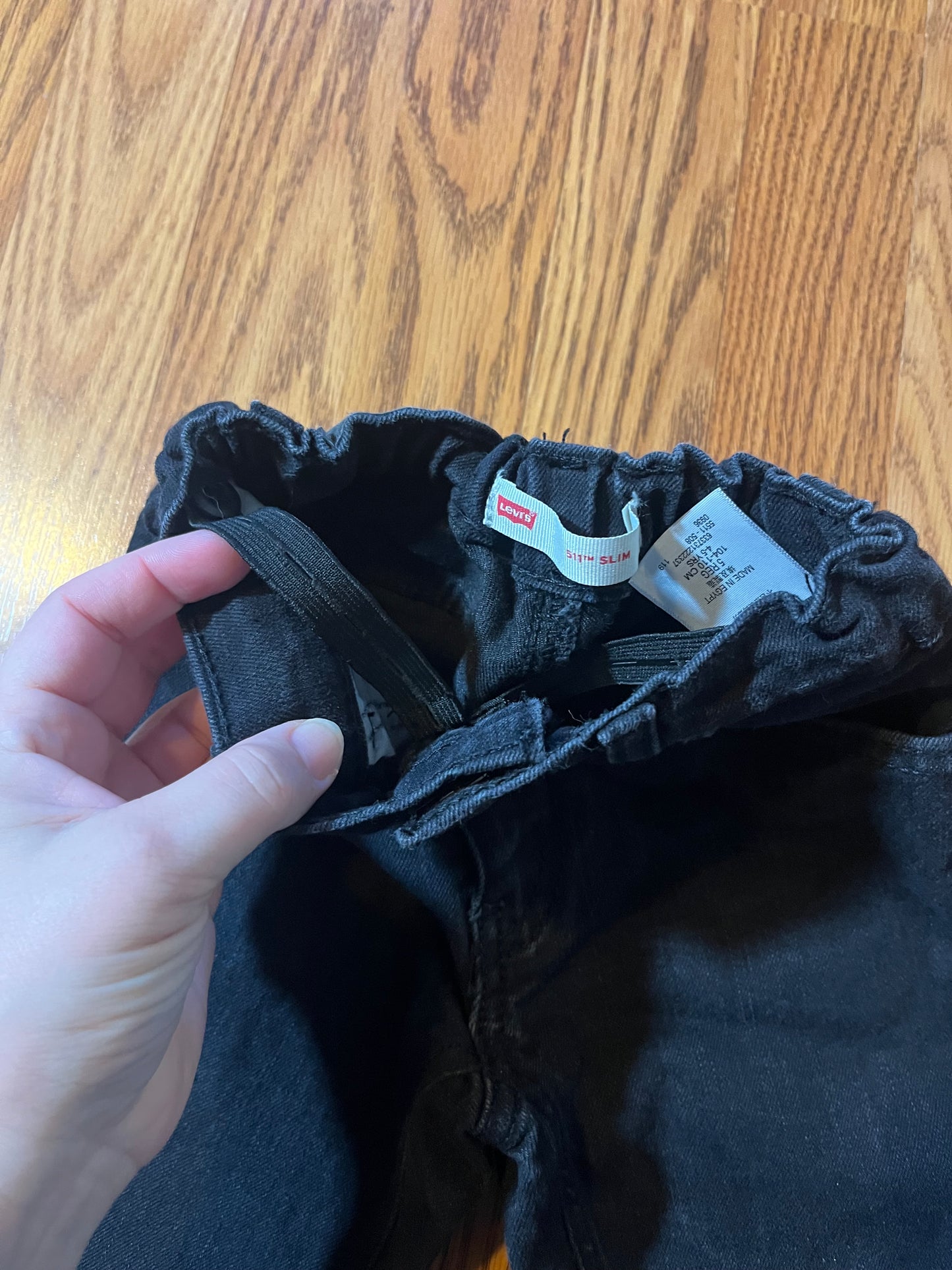 Levi boys jeans size 5 (adjustable waist)