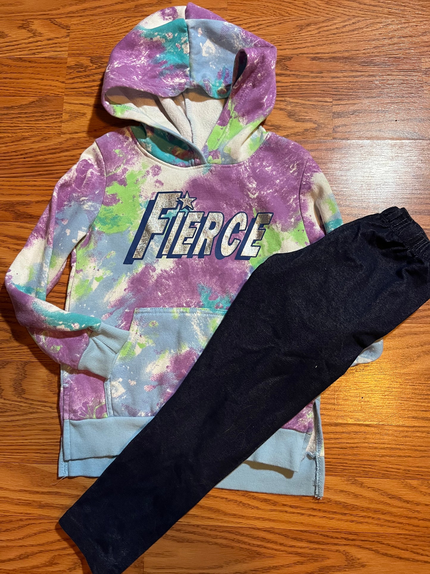 5/6 girls sweatshirt and leggings