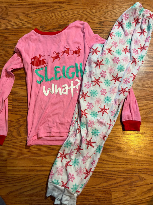 14/16 girls pj set Christmas