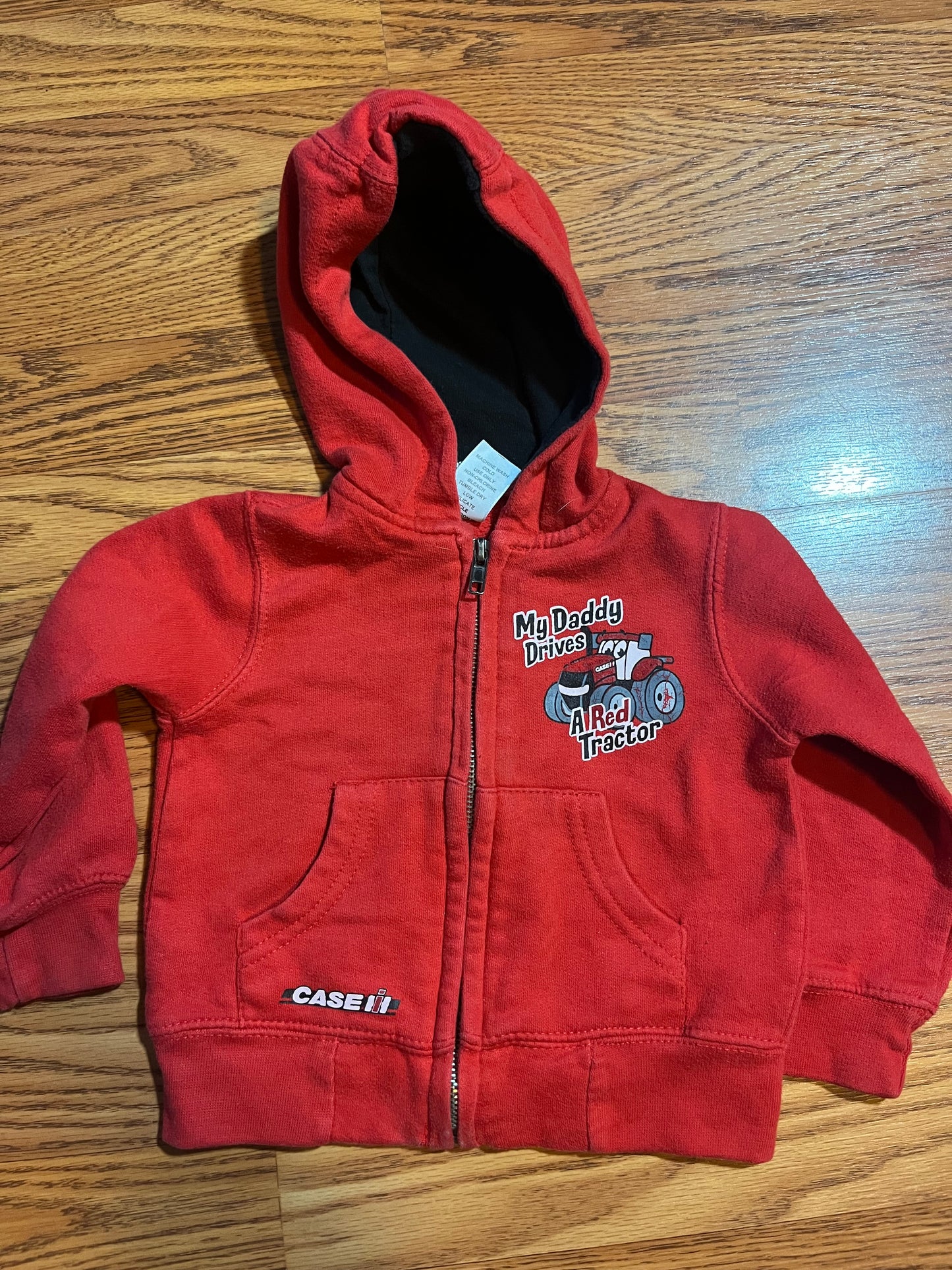 12 months Case red tractor boys jacket (normal wear as shown)!