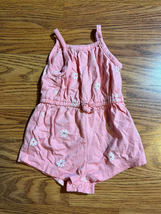 0/3 months old navy romper