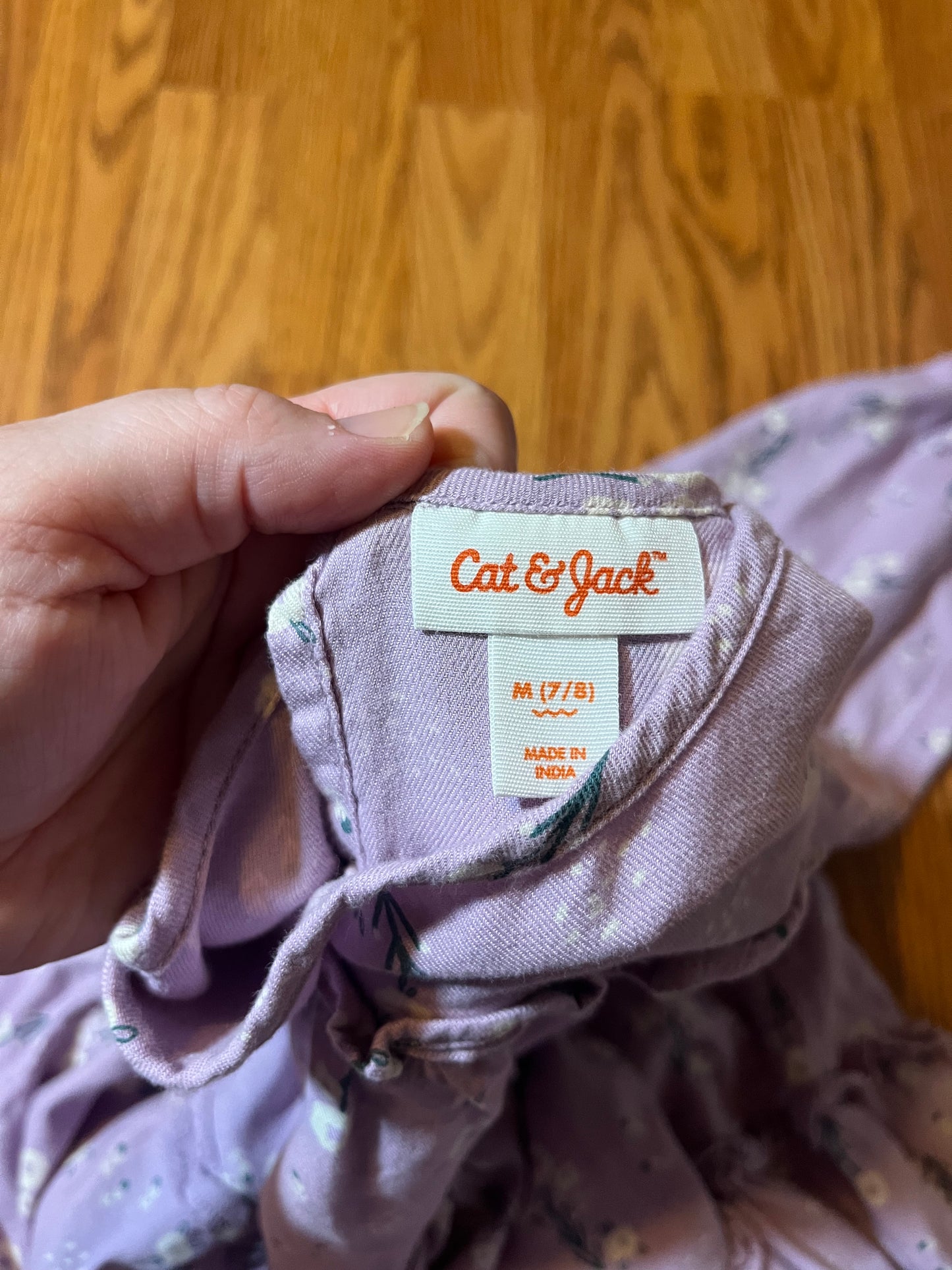 7/8 Cat & Jack girls dress long sleeve