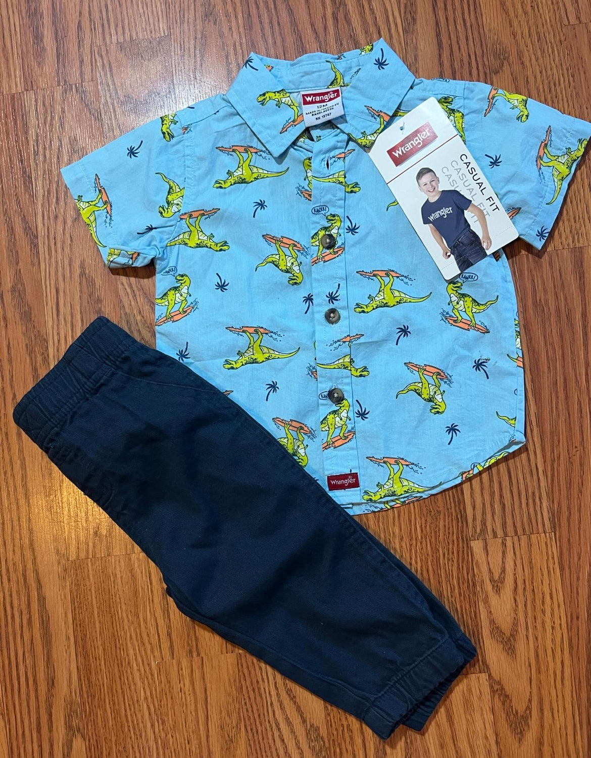 12 months Wrangler boys outfit (new with tags!)