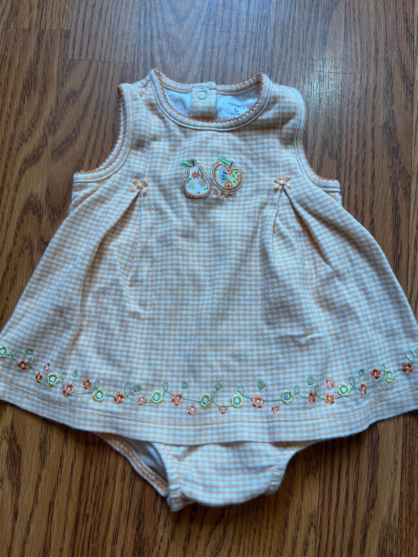 6 months carters romper dress