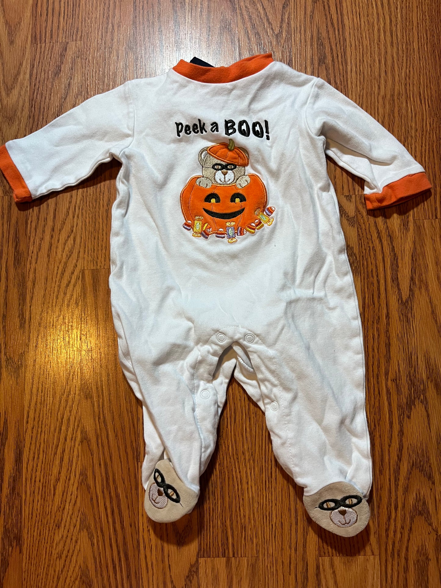 6/9 months Halloween sleeper/romper outfit