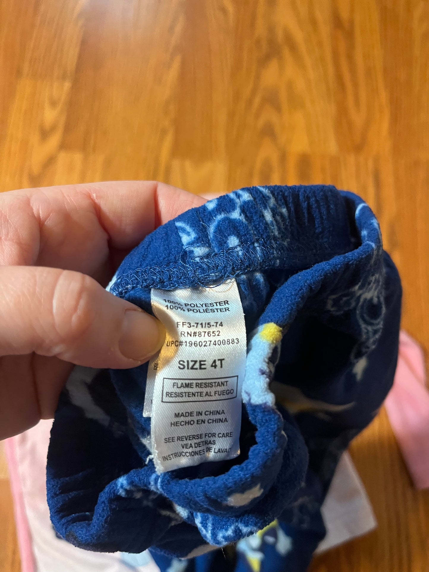 4t Bluey Fleece girls pj set