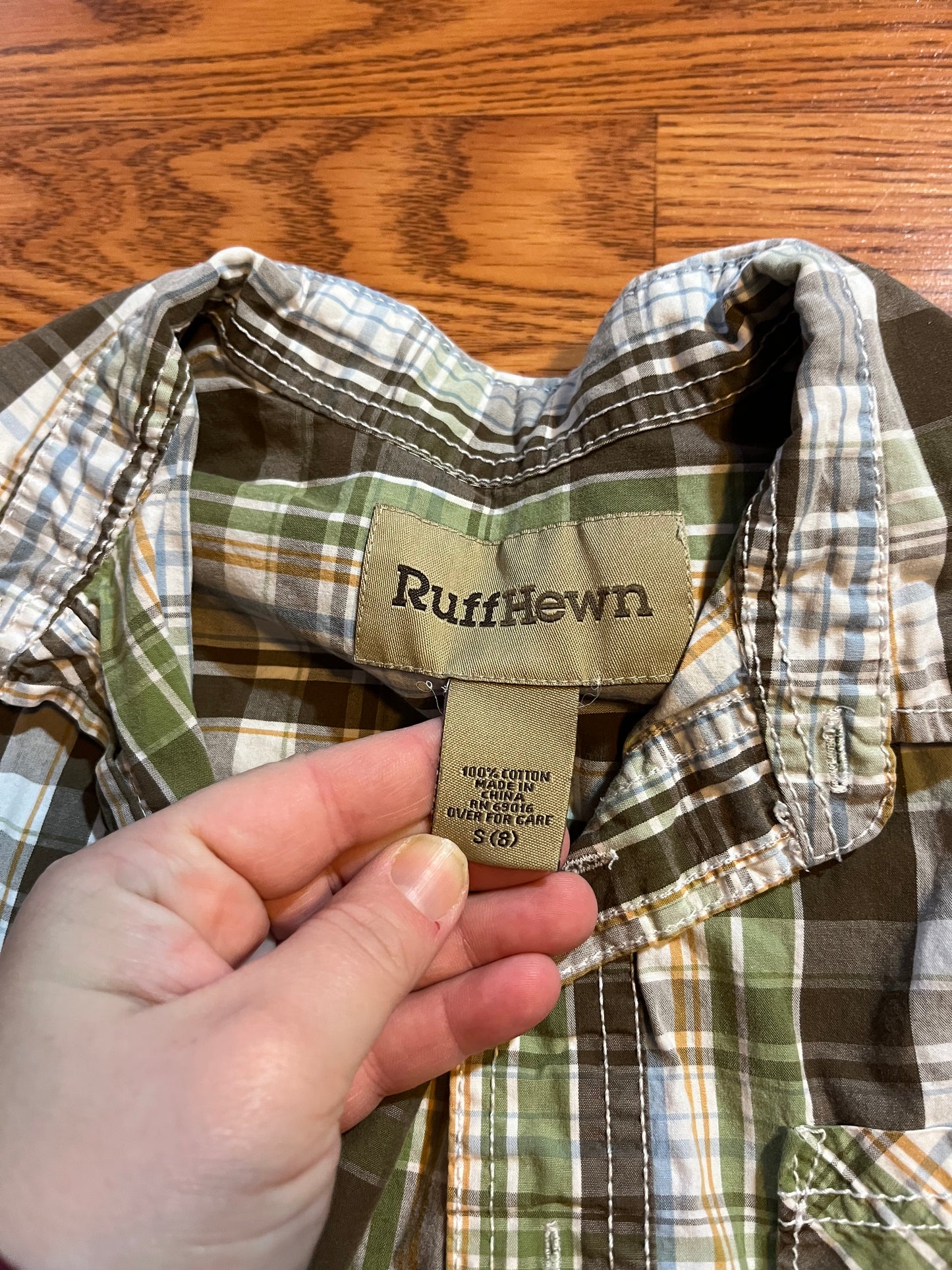 Boys Ruff hewn button up size 8