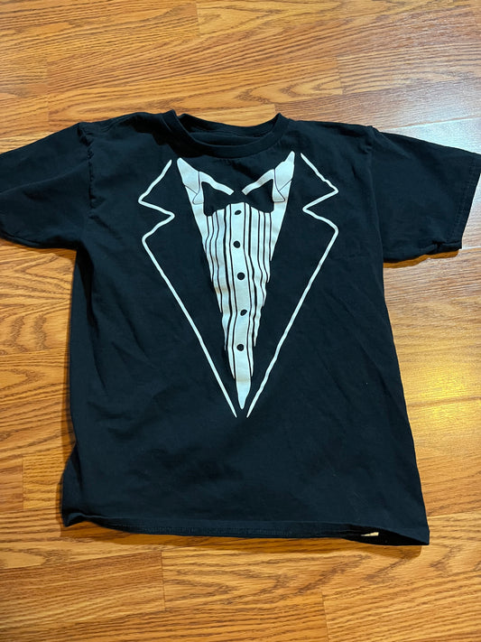 Boys tuxedo T-shirt ( no tag but my son wore for a dance when he was in size 12)