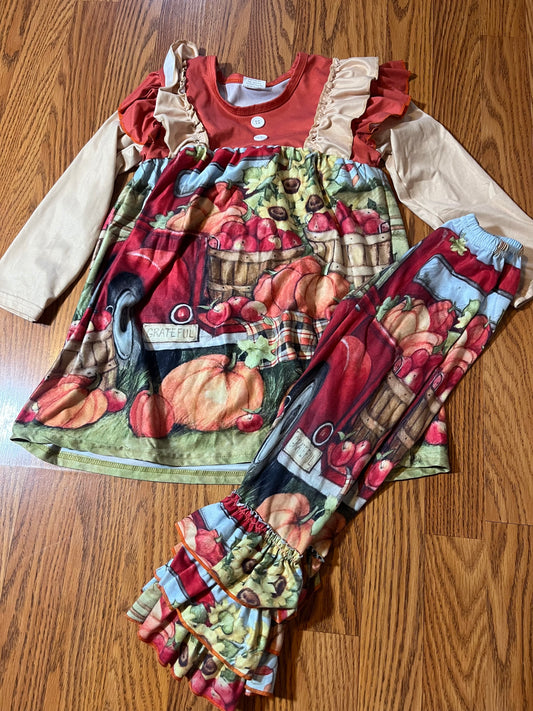 Girls 5/6 Boutique fall outfit