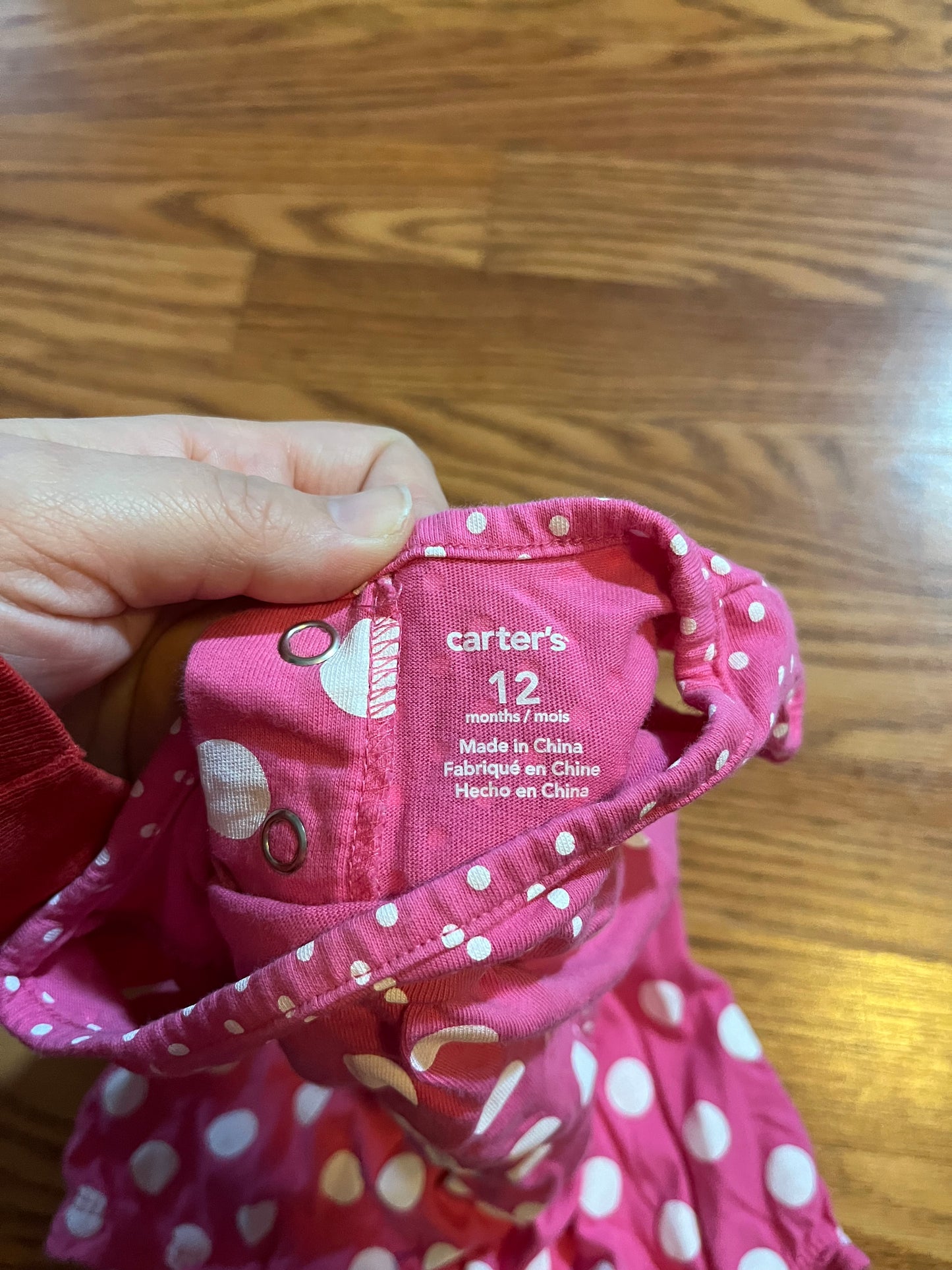 12 months carters romper