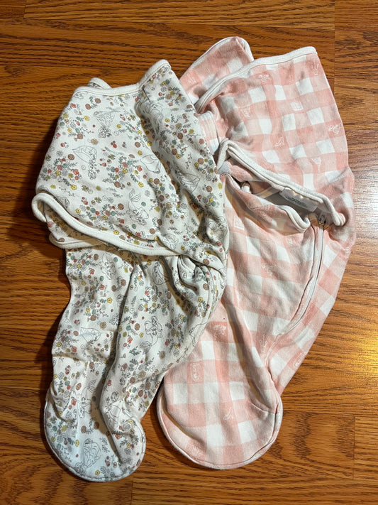 0/3 months Disney princess Aden+Anais sleeper swaddles