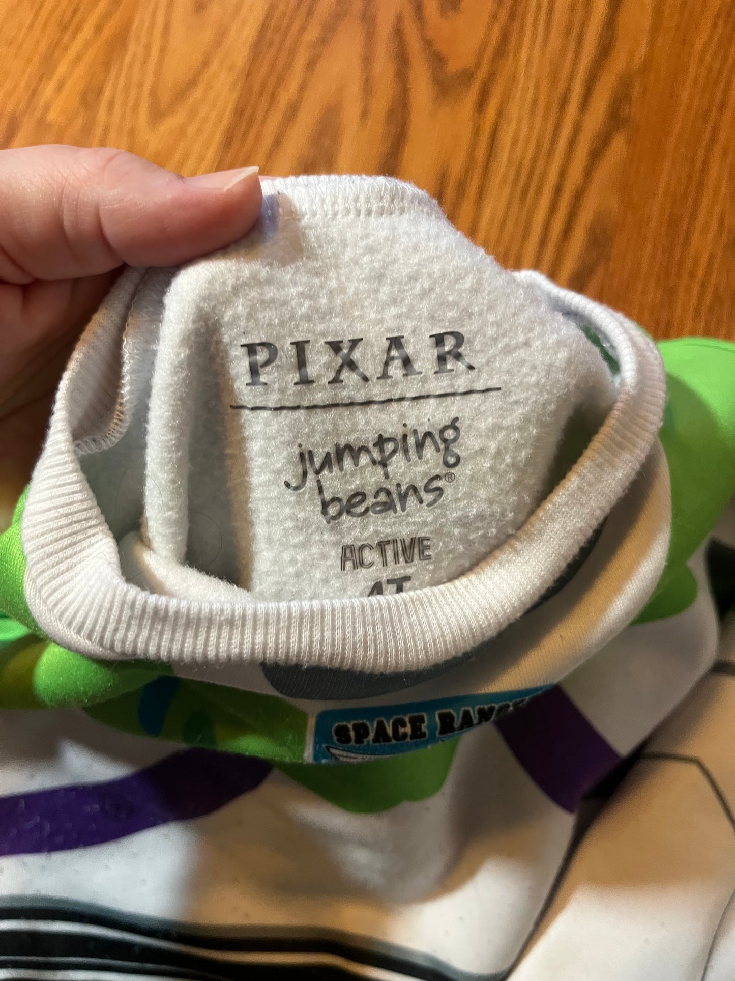4t Jumping Bean Toy Story sweatshirt/pants set (washer wear/ pilling play condition)