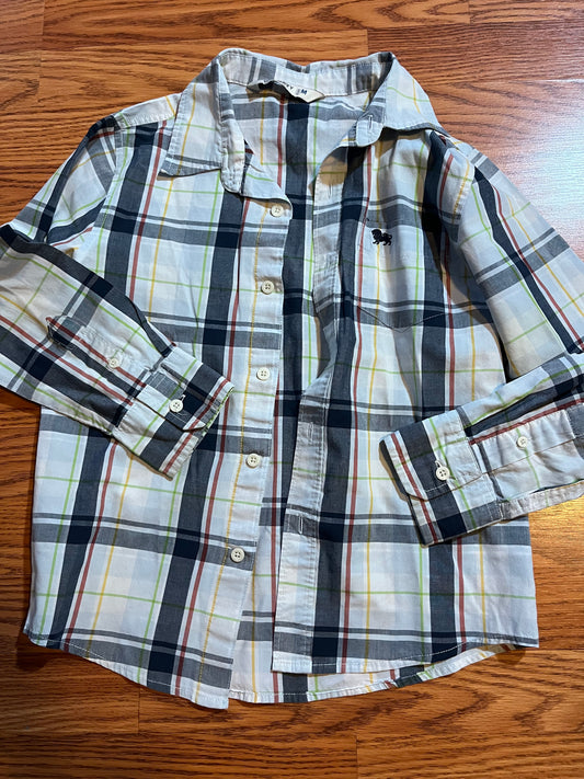 Boys medium old navy button up (8)