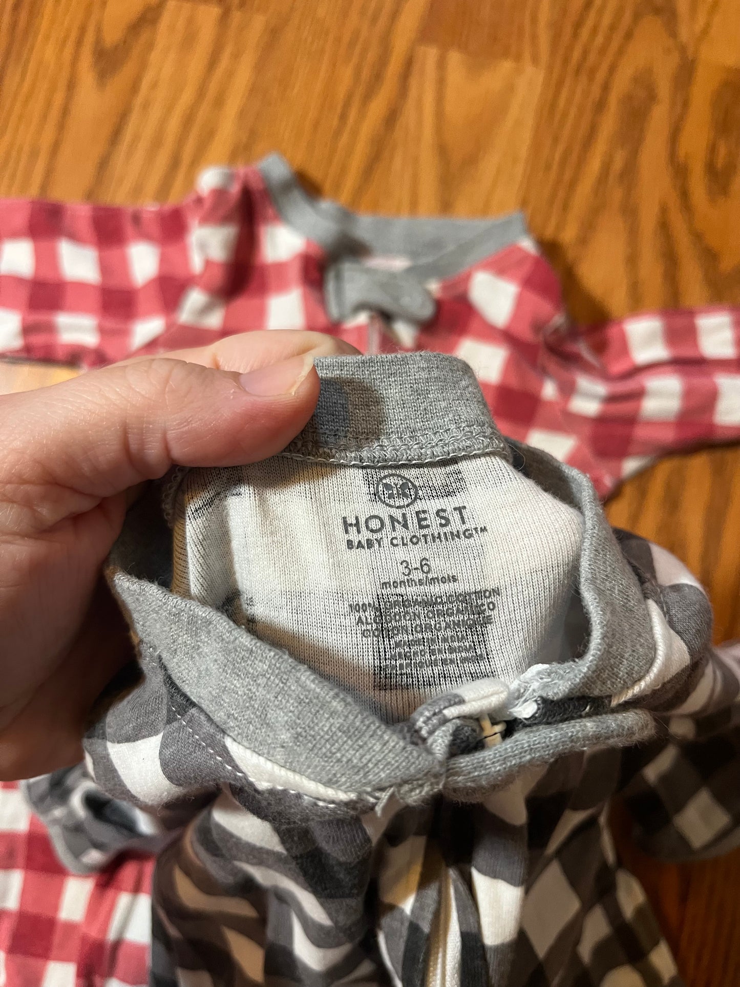 3/6 Months Honest brand sleepers (unisex)