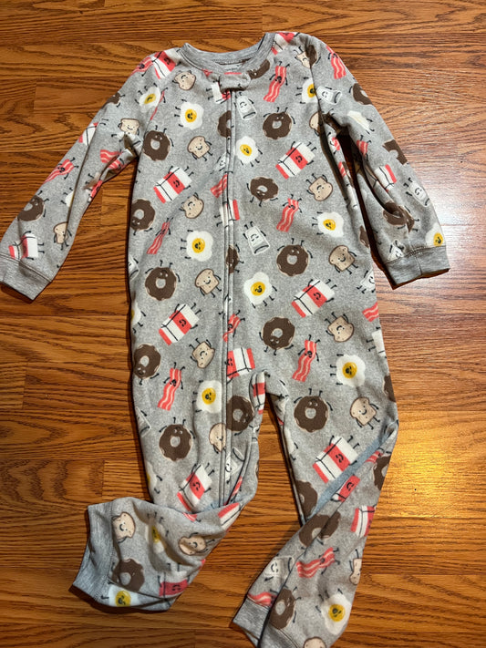 5t boys carters fleece footless sleepers (washed never wore)